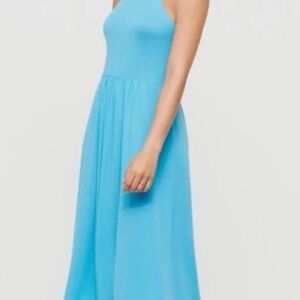 Lou & Grey | Blue Cross Back Dress